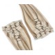 16 inch (40cm) Deluxe clip in human REMY hair - platinum / light brown