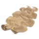 Vlnitý clip in maxi set 53cm pravé lidské vlasy – REMY 200g - PŘÍRODNÍ/SVĚTLEJŠÍ BLOND