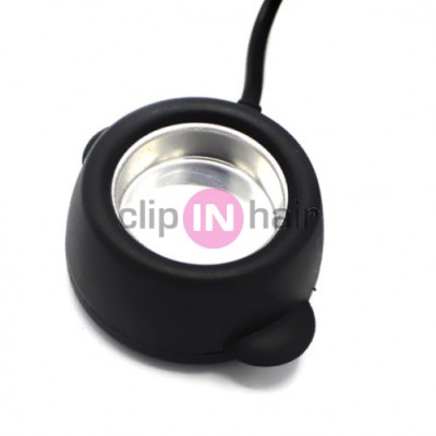 Mini glue pot for hair extensions