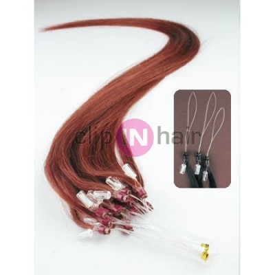 Vlasy pro metodu Micro Ring / Easy Loop / Easy Ring / Micro Loop 40cm – měděná