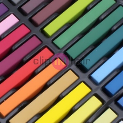 Popular semi-permanent hair chalks 