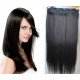 One piece clip human hair extensions