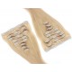 Clip in maxi set 53cm pravé lidské vlasy – REMY 200g – PŘÍRODNÍ BLOND
