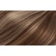 Clip in maxi set 53cm pravé lidské vlasy – REMY 200g – TMAVÝ MELÍR